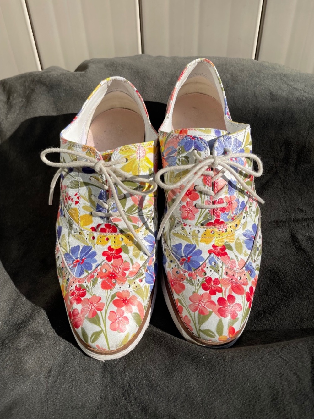 Cole Haan Flower Shoes 7 Women's Øriginal Grand Floral Print